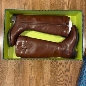 Tory Burch Grace Riding Boot - Sienna Size 7